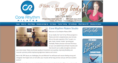 Desktop Screenshot of corerhythmpilatesstudio.com